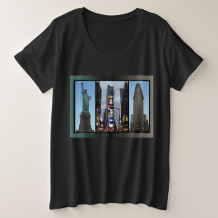 Plus Size New York Souvenir T-Shirt - Customisable Plus Size T-Shirt
