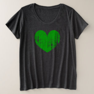 Plus size St Patrick's Day t shirt for women