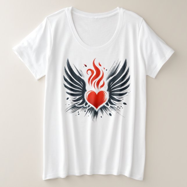 Plus Size T-Shirt (Design Front)