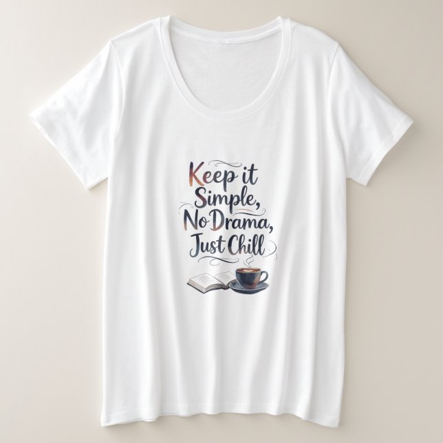 Plus Size T-Shirt for Women (Design Front)