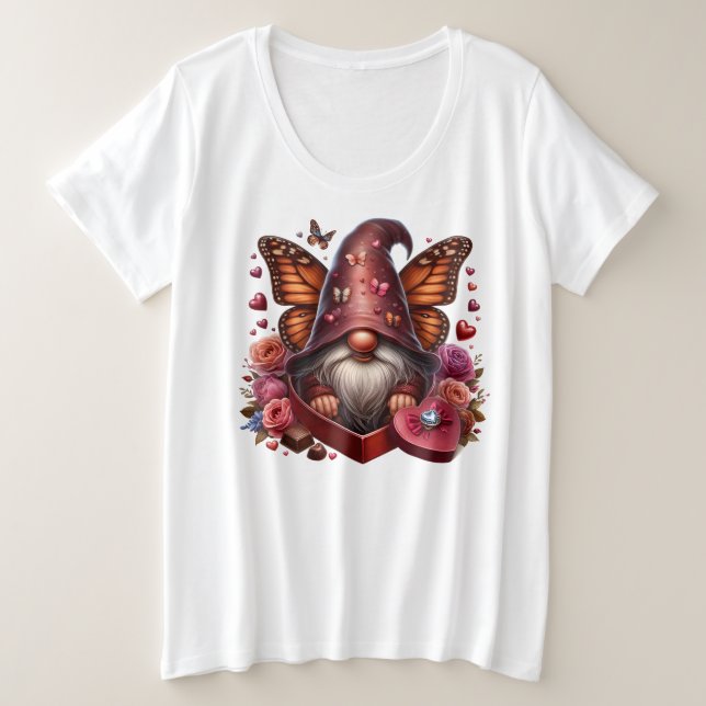 Plus Size -T-Shirt T-Shirt (Design Front)