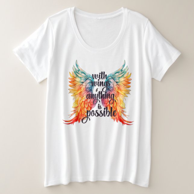 Plus Size -T-Shirt T-Shirt (Design Front)