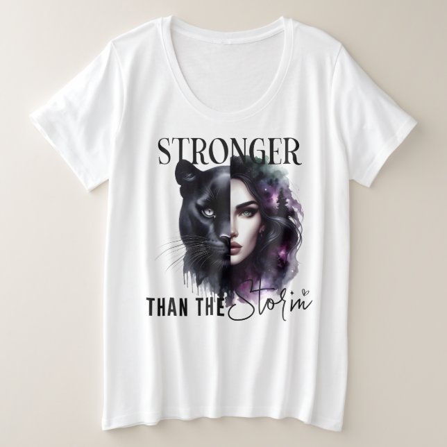 Plus Size -T-Shirt T-Shirt (Design Front)