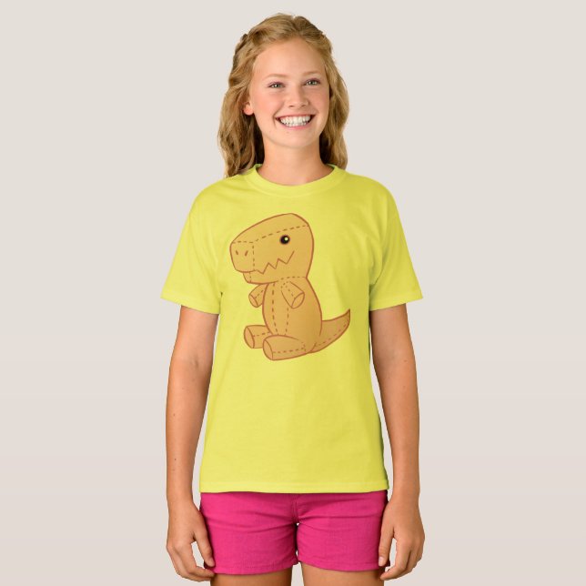 Plush Cute T-Rex T-Shirt (Front Full)