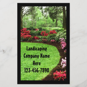 Plush Green Landscape Lawn Care Business Flyer