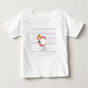 Plush Plink and Ballerina Letter C Toddler  Baby T-Shirt
