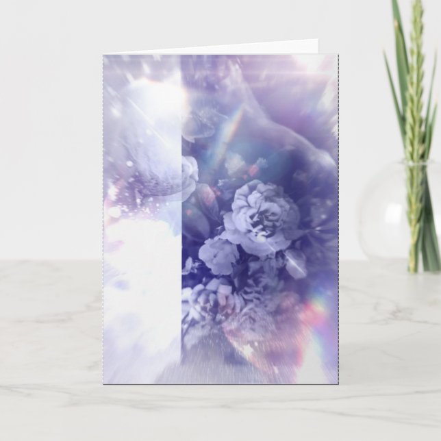 Plush Rose Design Card (Front)