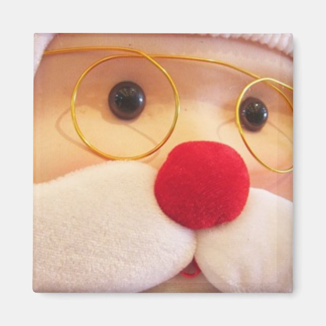 Plush Santa Claus Magnet (Front)