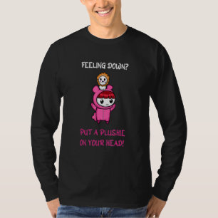 Plushie Head Positive And Hardworking T-Shirt