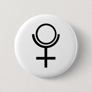 PLUTO 6 CM ROUND BADGE