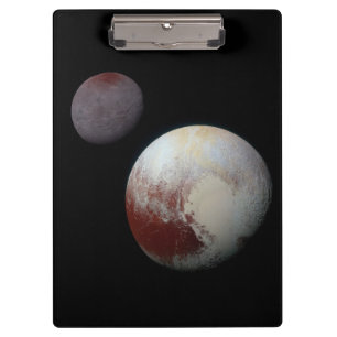 Pluto & Charon 9th or Dwarf Planet Solar System Clipboard