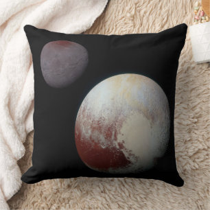 Pluto & Charon 9th or Dwarf Planet Solar System Cushion