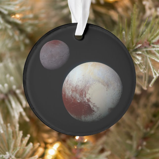 Pluto & Charon 9th or Dwarf Planet Solar System Ornament (Tree)