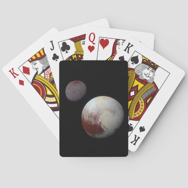 Pluto & Charon 9th or Dwarf Planet Solar System Playing Cards (Back)