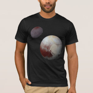 Pluto & Charon 9th or Dwarf Planet Solar System T-Shirt