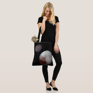 Pluto & Charon 9th or Dwarf Planet Solar System Tote Bag
