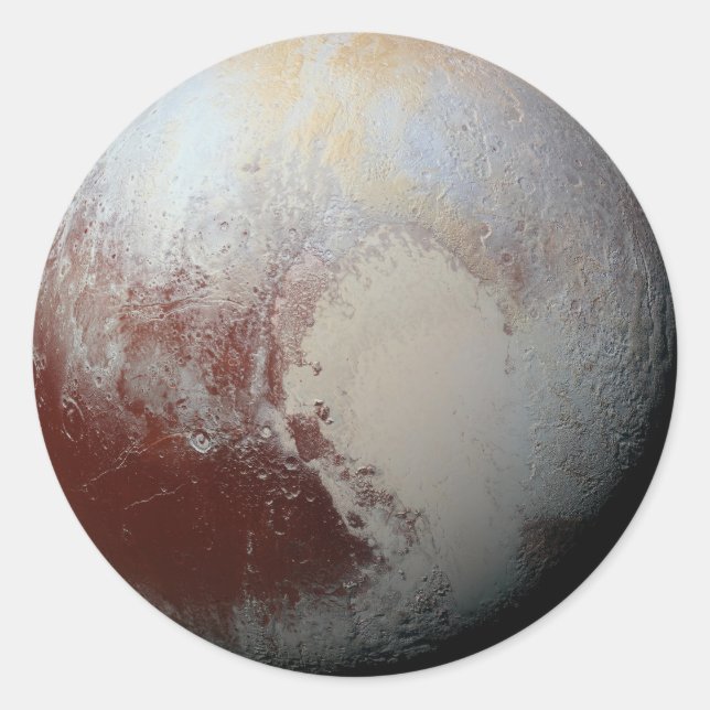 Pluto Classic Round Sticker (Front)