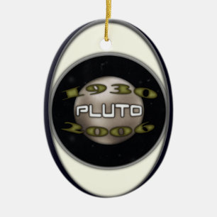 Pluto Commemorative 1930-2006 Ceramic Tree Decoration