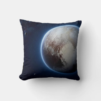 Pluto Dwarf Planet Space Throw Pillow