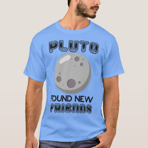 Pluto Found New Friends Solar Space Science Premiu T-Shirt