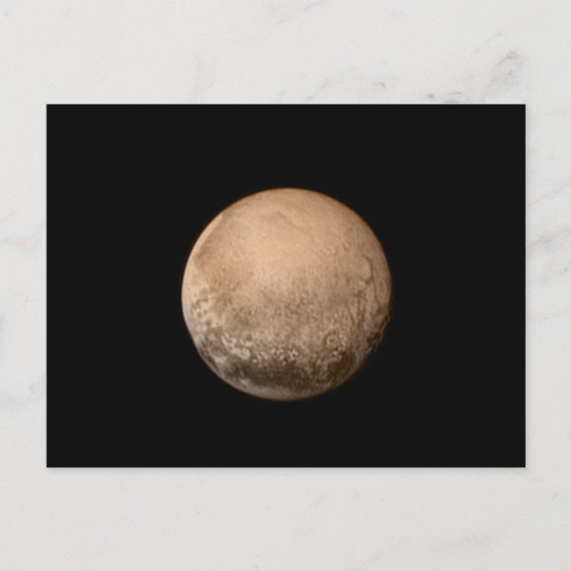 Pluto, my favourite planet - New Horizons NASA Postcard (Front)
