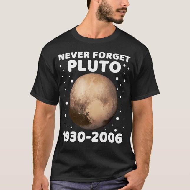 Pluto Never Forget 1930-2006 8 T-Shirt (Front)
