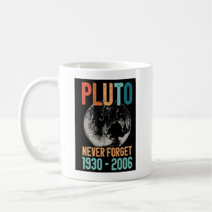 Pluto Never Forget Coffee Mug