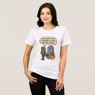 Pluto Never Forget Dwarf Planet Funny Space Humour Tri-Blend Shirt