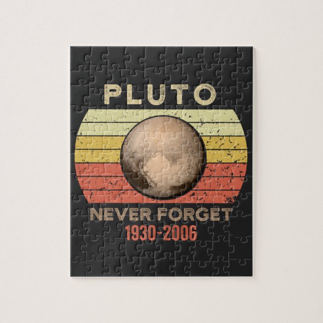 pluto never forget, eris, moon, astronomy, astrono jigsaw puzzle (Vertical)