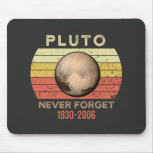 pluto never forget, eris, moon, astronomy, astrono mouse pad