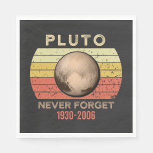 pluto never forget, eris, moon, astronomy, astrono napkin