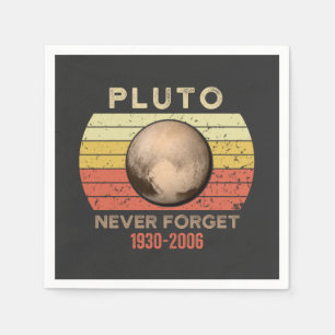 pluto never forget, eris, moon, astronomy, astrono napkin