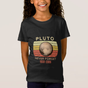 pluto never forget, eris, moon, astronomy, astrono T-Shirt