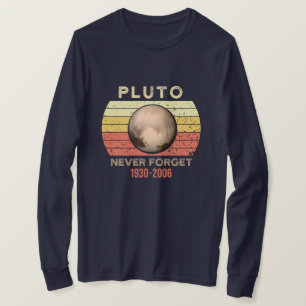 pluto never forget, eris, moon, astronomy, astrono T-Shirt