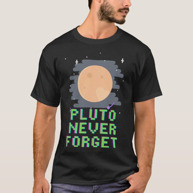 Pluto Never Forget T-Shirt (Front)