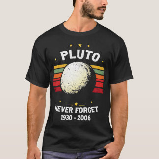 Pluto Never Forget Vintage Tribute T-Shirt