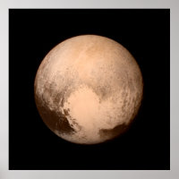 Pluto Photo Poster Print