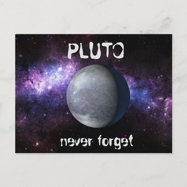Pluto Postcard (Front)