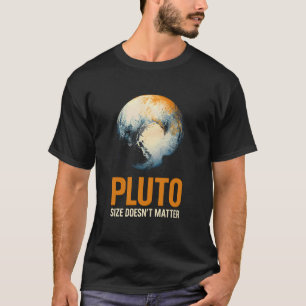 Pluto Size Doesn't Matter Astronomy Cool Men's T-Shirt