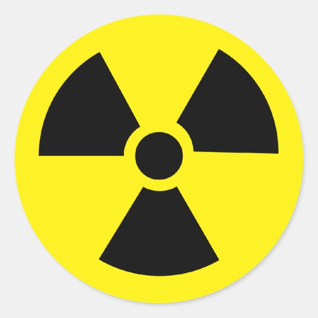 plutonium - Transuranic radioactive element Classic Round Sticker (Front)