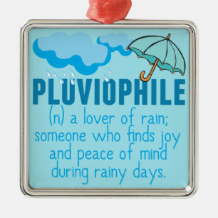 Pluviophile Metal Tree Decoration