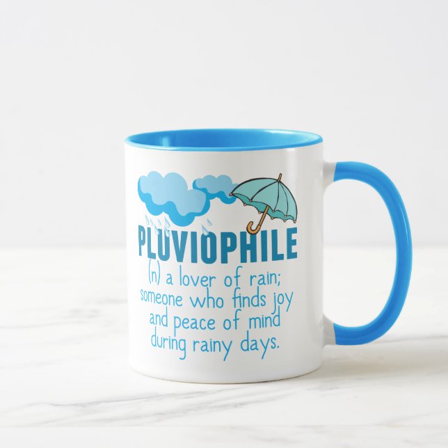 Pluviophile Mug (Right)
