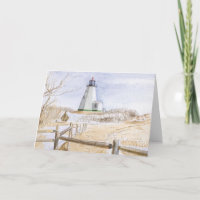 Plymought Lighthouse Watercolor