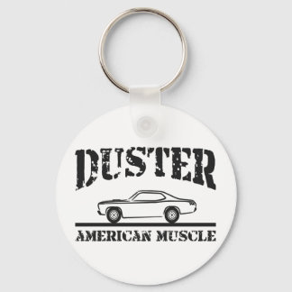 Plymouth Duster American Muscle Car Key Ring