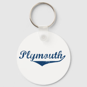 Plymouth Key Ring