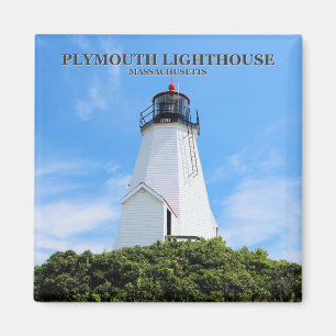 Plymouth Lighthouse, "The Gurnet", MA Magnet