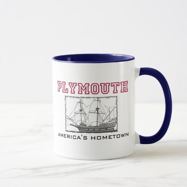Plymouth, MA Mug (Right)