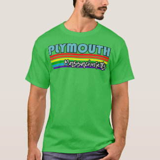 Plymouth Massachusetts Pride  Plymouth LGBT Gift L T-Shirt