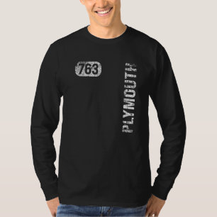 Plymouth Minnesota 763 Area Code Vintage Retro T-Shirt