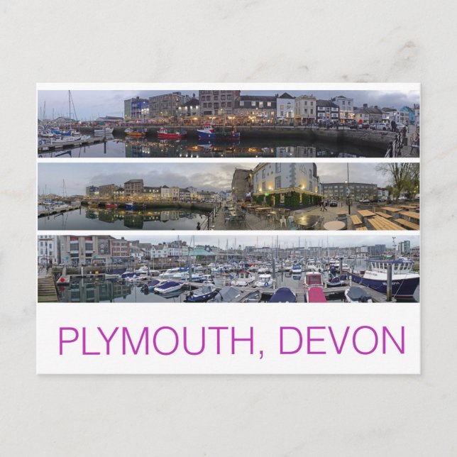 Plymouth Postcard (Front)